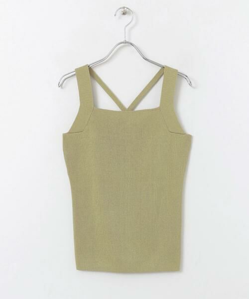 SENSE OF PLACE by URBAN RESEARCH / センスオブプレイス バイ アーバンリサーチ ニット・セーター | バッククロスニットタンクトップ | 詳細1