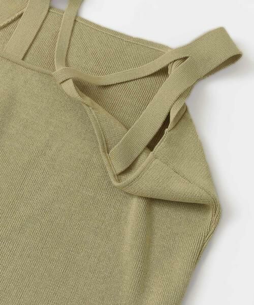 SENSE OF PLACE by URBAN RESEARCH / センスオブプレイス バイ アーバンリサーチ ニット・セーター | バッククロスニットタンクトップ | 詳細6