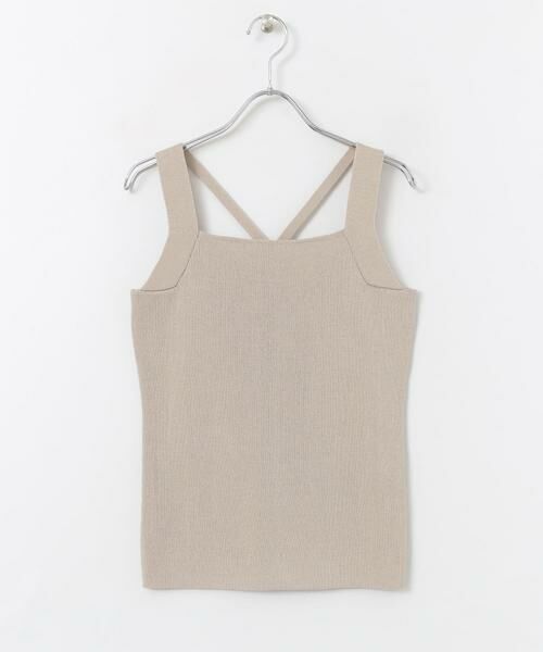 SENSE OF PLACE by URBAN RESEARCH / センスオブプレイス バイ アーバンリサーチ ニット・セーター | バッククロスニットタンクトップ | 詳細15