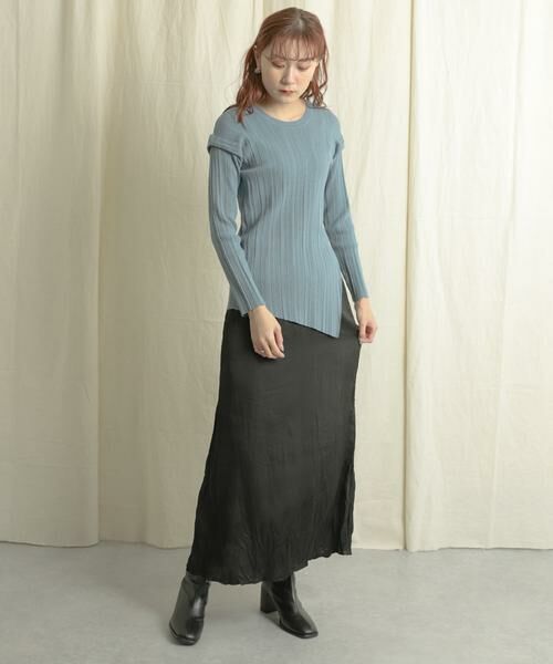 SENSE OF PLACE by URBAN RESEARCH / センスオブプレイス バイ アーバンリサーチ ニット・セーター | パワーショルダーリブセーター | 詳細12