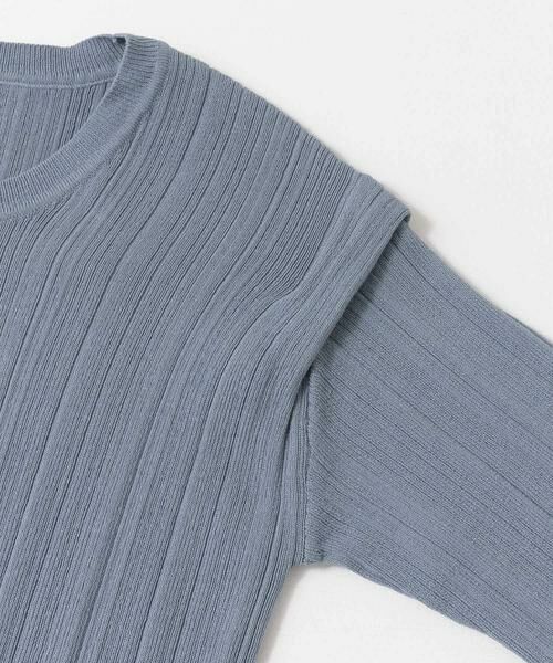 SENSE OF PLACE by URBAN RESEARCH / センスオブプレイス バイ アーバンリサーチ ニット・セーター | パワーショルダーリブセーター | 詳細15