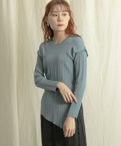 SENSE OF PLACE by URBAN RESEARCH / センスオブプレイス バイ アーバンリサーチ ニット・セーター | パワーショルダーリブセーター | 詳細6