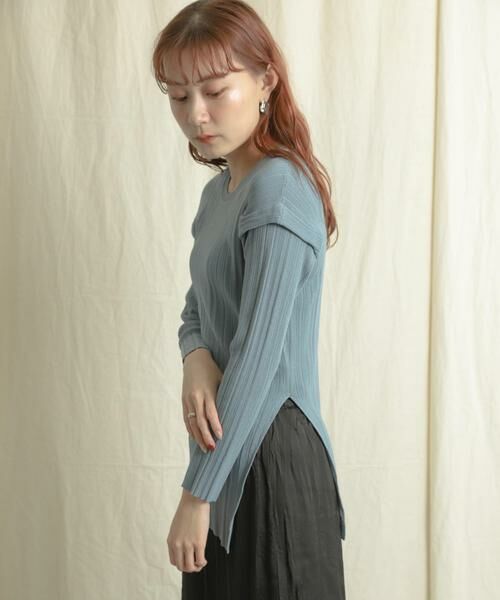 SENSE OF PLACE by URBAN RESEARCH / センスオブプレイス バイ アーバンリサーチ ニット・セーター | パワーショルダーリブセーター | 詳細8