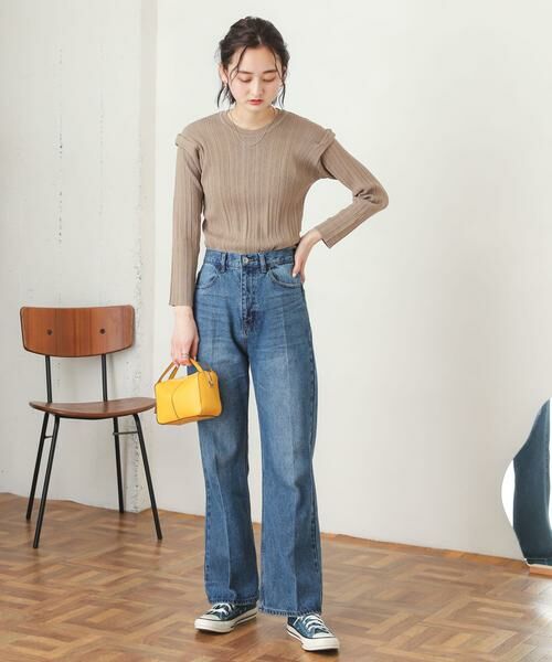 SENSE OF PLACE by URBAN RESEARCH / センスオブプレイス バイ アーバンリサーチ ニット・セーター | パワーショルダーリブセーター | 詳細28