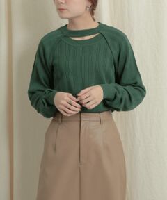 SENSE OF PLACE by URBAN RESEARCH / センスオブプレイス バイ アーバンリサーチ ニット・セーター | ショートボレロレイヤードニットトップ