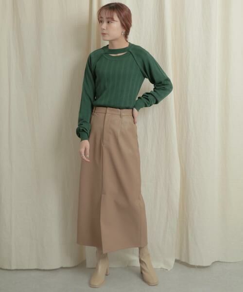 SENSE OF PLACE by URBAN RESEARCH / センスオブプレイス バイ アーバンリサーチ ニット・セーター | ショートボレロレイヤードニットトップ | 詳細4