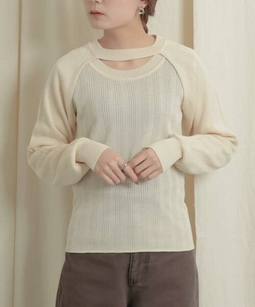 SENSE OF PLACE by URBAN RESEARCH / センスオブプレイス バイ アーバンリサーチ ニット・セーター | ショートボレロレイヤードニットトップ | 詳細16