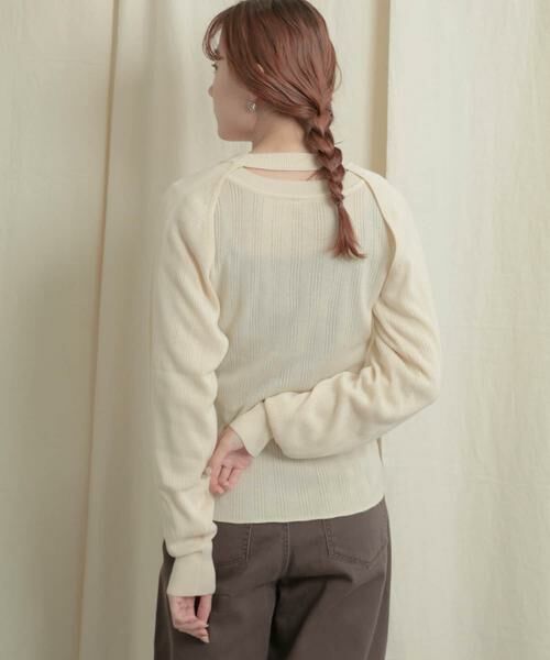 SENSE OF PLACE by URBAN RESEARCH / センスオブプレイス バイ アーバンリサーチ ニット・セーター | ショートボレロレイヤードニットトップ | 詳細18