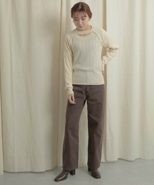 SENSE OF PLACE by URBAN RESEARCH / センスオブプレイス バイ アーバンリサーチ ニット・セーター | ショートボレロレイヤードニットトップ | 詳細20