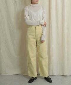 SENSE OF PLACE by URBAN RESEARCH / センスオブプレイス バイ アーバンリサーチ デニムパンツ | 『Tallサイズあり』カラーカツラギパンツ