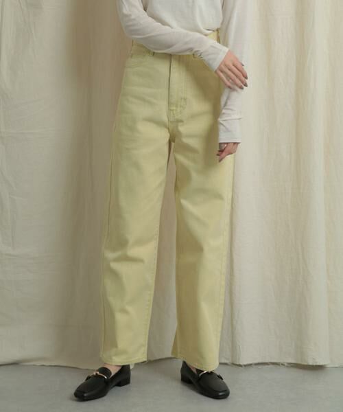 SENSE OF PLACE by URBAN RESEARCH / センスオブプレイス バイ アーバンリサーチ デニムパンツ | 『Tallサイズあり』カラーカツラギパンツ | 詳細4