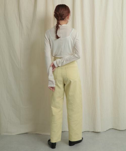 SENSE OF PLACE by URBAN RESEARCH / センスオブプレイス バイ アーバンリサーチ デニムパンツ | 『Tallサイズあり』カラーカツラギパンツ | 詳細8