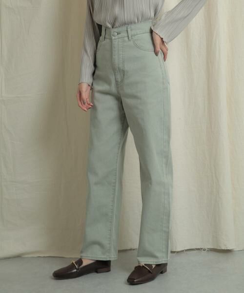 SENSE OF PLACE by URBAN RESEARCH / センスオブプレイス バイ アーバンリサーチ デニムパンツ | 『Tallサイズあり』カラーカツラギパンツ | 詳細15