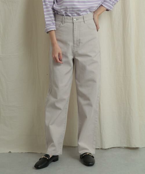 SENSE OF PLACE by URBAN RESEARCH / センスオブプレイス バイ アーバンリサーチ デニムパンツ | 『Tallサイズあり』カラーカツラギパンツ | 詳細21