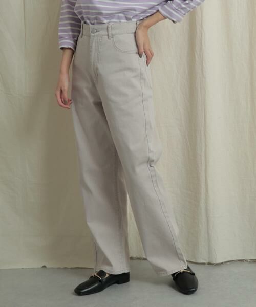 SENSE OF PLACE by URBAN RESEARCH / センスオブプレイス バイ アーバンリサーチ デニムパンツ | 『Tallサイズあり』カラーカツラギパンツ | 詳細22