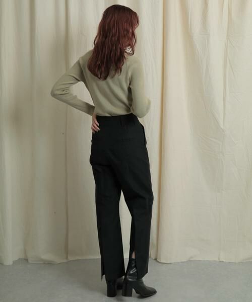 SENSE OF PLACE by URBAN RESEARCH / センスオブプレイス バイ アーバンリサーチ その他パンツ | バックスリットストレートワイドパンツ | 詳細30