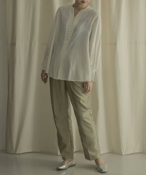 SENSE OF PLACE by URBAN RESEARCH / センスオブプレイス バイ アーバンリサーチ その他パンツ | シャンタンテーパードパンツ | 詳細13