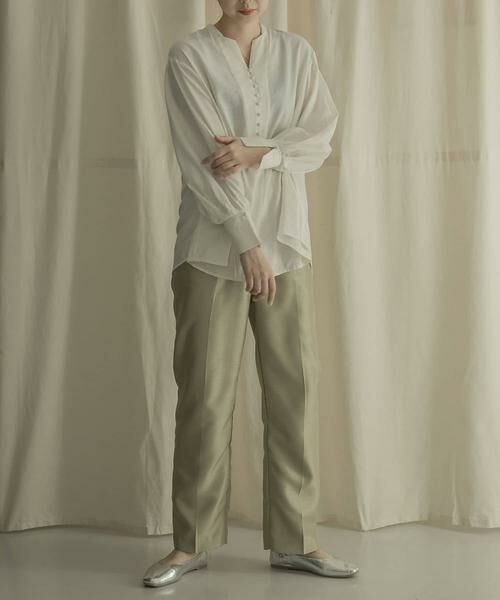 SENSE OF PLACE by URBAN RESEARCH / センスオブプレイス バイ アーバンリサーチ その他パンツ | シャンタンテーパードパンツ | 詳細14