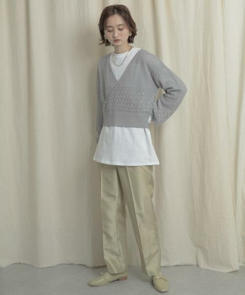 SENSE OF PLACE by URBAN RESEARCH / センスオブプレイス バイ アーバンリサーチ その他パンツ | シャンタンテーパードパンツ | 詳細18