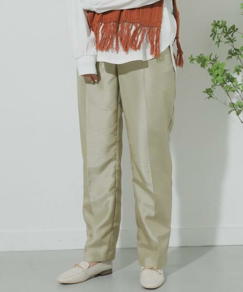 SENSE OF PLACE by URBAN RESEARCH / センスオブプレイス バイ アーバンリサーチ その他パンツ | シャンタンテーパードパンツ | 詳細2