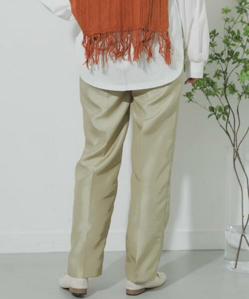 SENSE OF PLACE by URBAN RESEARCH / センスオブプレイス バイ アーバンリサーチ その他パンツ | シャンタンテーパードパンツ | 詳細4