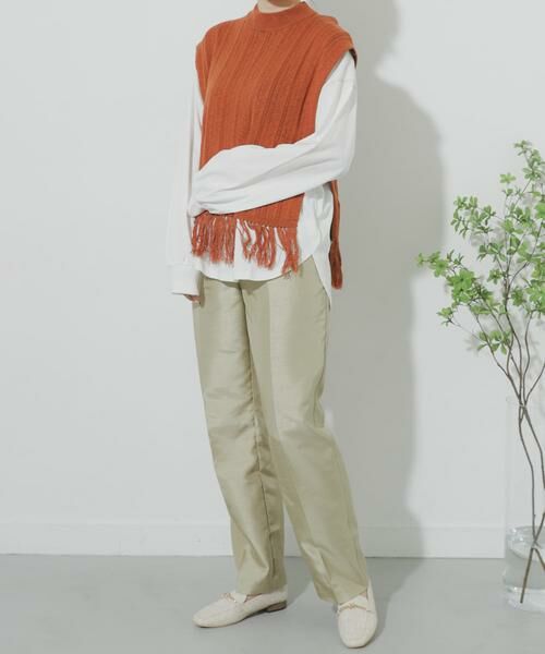 SENSE OF PLACE by URBAN RESEARCH / センスオブプレイス バイ アーバンリサーチ その他パンツ | シャンタンテーパードパンツ | 詳細5