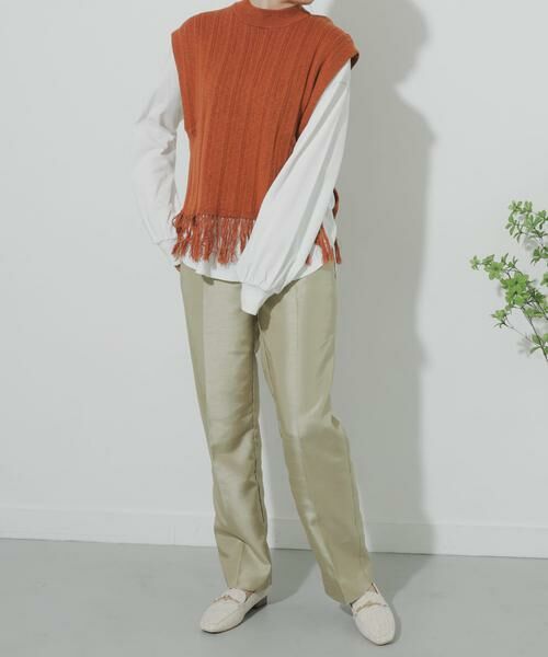 SENSE OF PLACE by URBAN RESEARCH / センスオブプレイス バイ アーバンリサーチ その他パンツ | シャンタンテーパードパンツ | 詳細6