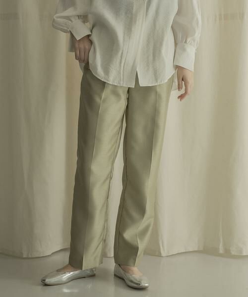 SENSE OF PLACE by URBAN RESEARCH / センスオブプレイス バイ アーバンリサーチ その他パンツ | シャンタンテーパードパンツ | 詳細9