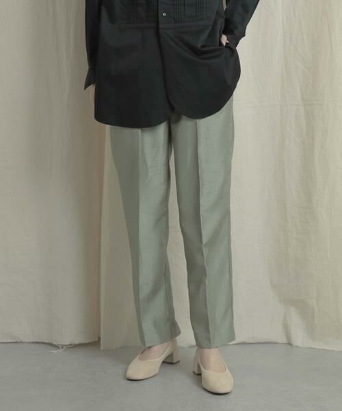SENSE OF PLACE by URBAN RESEARCH / センスオブプレイス バイ アーバンリサーチ その他パンツ | シャンタンテーパードパンツ | 詳細30