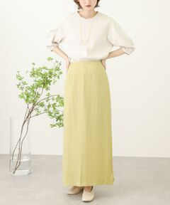 SENSE OF PLACE by URBAN RESEARCH / センスオブプレイス バイ アーバンリサーチ スカート | サテンストレートナロースカート