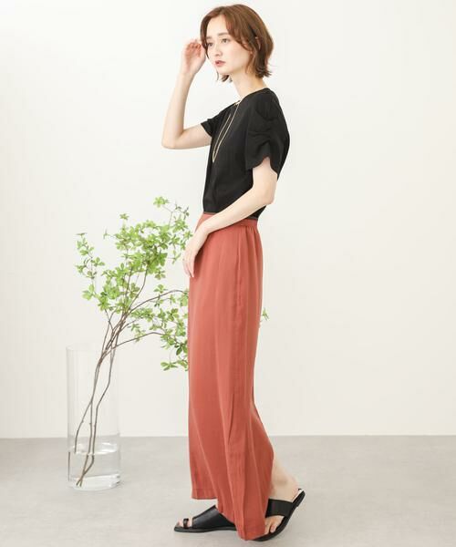 SENSE OF PLACE by URBAN RESEARCH / センスオブプレイス バイ アーバンリサーチ スカート | サテンストレートナロースカート | 詳細1