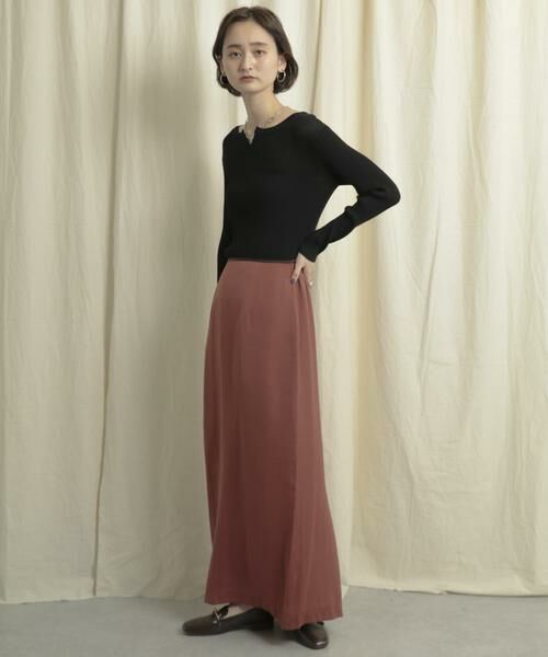 SENSE OF PLACE by URBAN RESEARCH / センスオブプレイス バイ アーバンリサーチ スカート | サテンストレートナロースカート | 詳細11