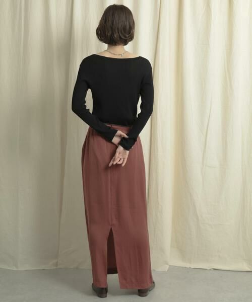 SENSE OF PLACE by URBAN RESEARCH / センスオブプレイス バイ アーバンリサーチ スカート | サテンストレートナロースカート | 詳細13