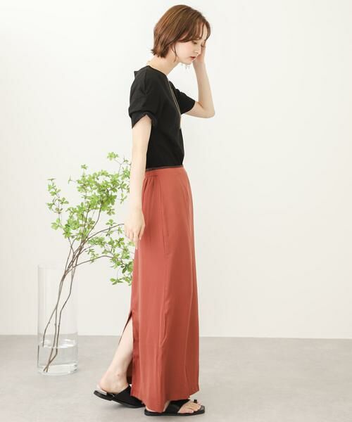 SENSE OF PLACE by URBAN RESEARCH / センスオブプレイス バイ アーバンリサーチ スカート | サテンストレートナロースカート | 詳細3