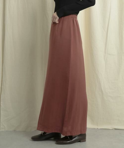 SENSE OF PLACE by URBAN RESEARCH / センスオブプレイス バイ アーバンリサーチ スカート | サテンストレートナロースカート | 詳細6