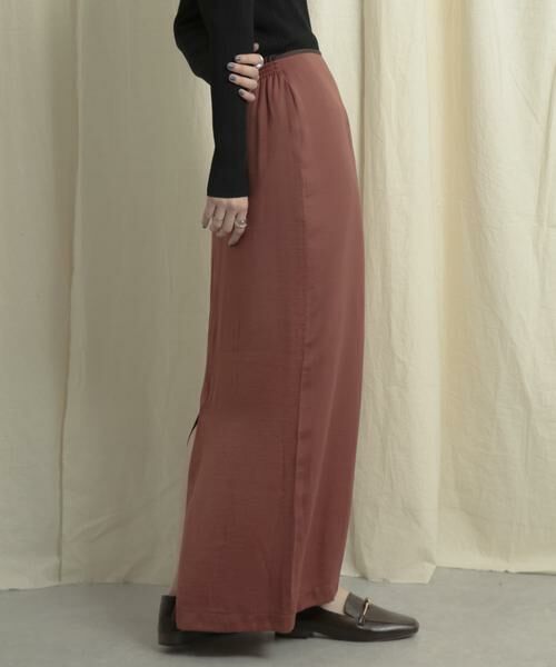 SENSE OF PLACE by URBAN RESEARCH / センスオブプレイス バイ アーバンリサーチ スカート | サテンストレートナロースカート | 詳細7