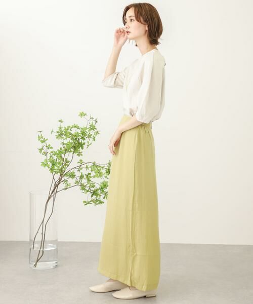 SENSE OF PLACE by URBAN RESEARCH / センスオブプレイス バイ アーバンリサーチ スカート | サテンストレートナロースカート | 詳細15