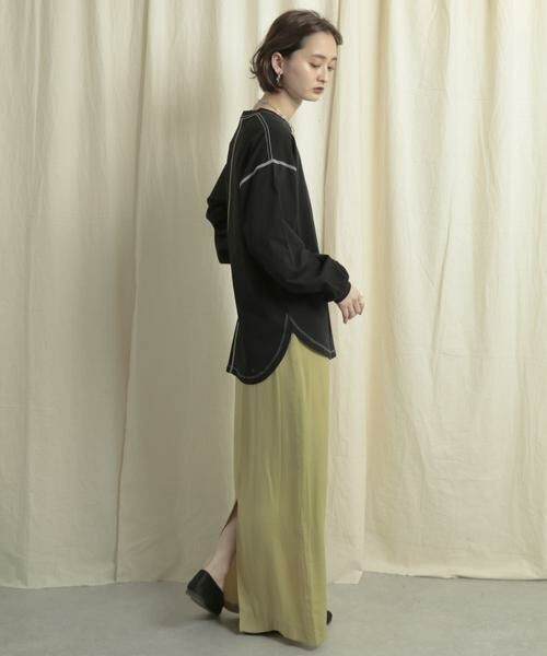 SENSE OF PLACE by URBAN RESEARCH / センスオブプレイス バイ アーバンリサーチ スカート | サテンストレートナロースカート | 詳細25