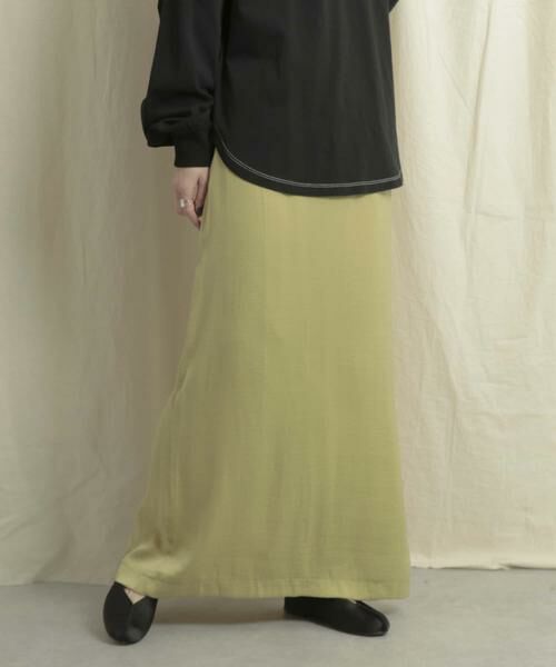 SENSE OF PLACE by URBAN RESEARCH / センスオブプレイス バイ アーバンリサーチ スカート | サテンストレートナロースカート | 詳細19