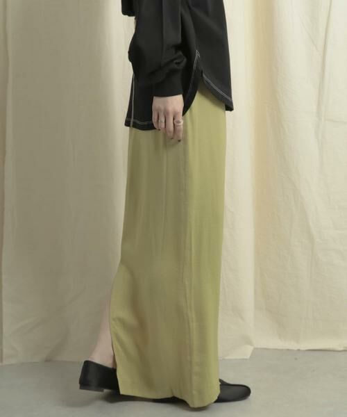 SENSE OF PLACE by URBAN RESEARCH / センスオブプレイス バイ アーバンリサーチ スカート | サテンストレートナロースカート | 詳細21