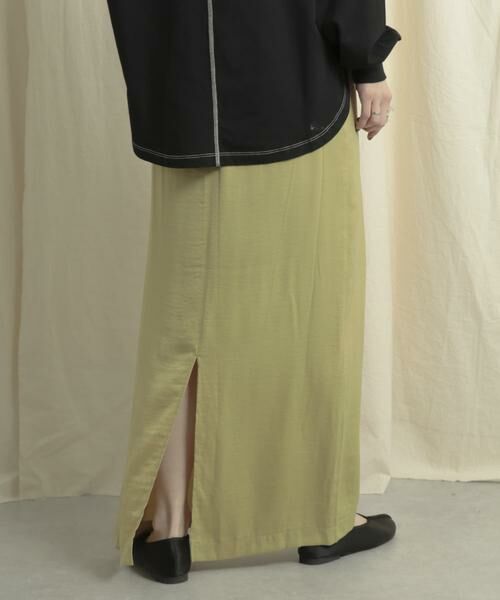 SENSE OF PLACE by URBAN RESEARCH / センスオブプレイス バイ アーバンリサーチ スカート | サテンストレートナロースカート | 詳細22