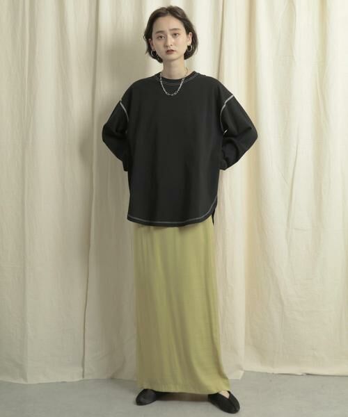 SENSE OF PLACE by URBAN RESEARCH / センスオブプレイス バイ アーバンリサーチ スカート | サテンストレートナロースカート | 詳細23