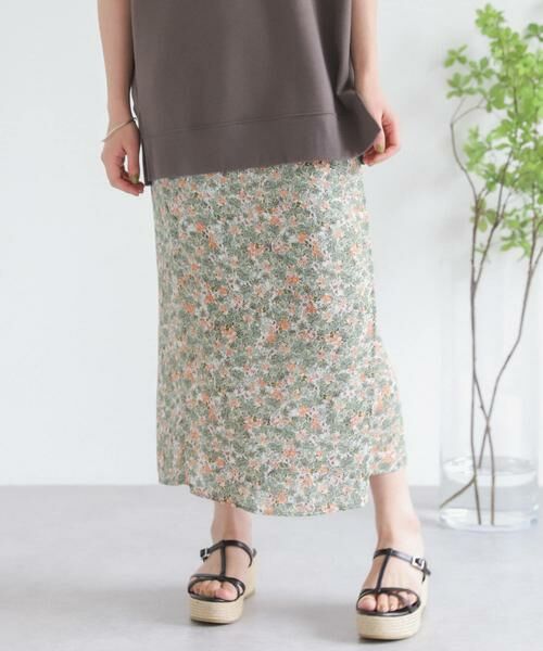 SENSE OF PLACE by URBAN RESEARCH / センスオブプレイス バイ アーバンリサーチ スカート | ナローラップフラワースカート | 詳細1