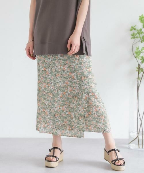 SENSE OF PLACE by URBAN RESEARCH / センスオブプレイス バイ アーバンリサーチ スカート | ナローラップフラワースカート | 詳細2