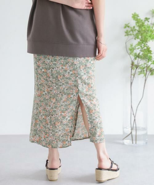 SENSE OF PLACE by URBAN RESEARCH / センスオブプレイス バイ アーバンリサーチ スカート | ナローラップフラワースカート | 詳細4