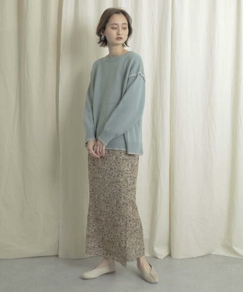 SENSE OF PLACE by URBAN RESEARCH / センスオブプレイス バイ アーバンリサーチ スカート | ナローラップフラワースカート | 詳細23