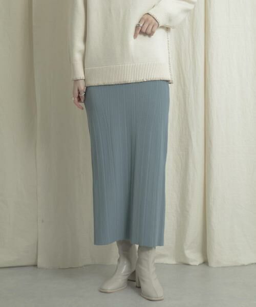 SENSE OF PLACE by URBAN RESEARCH / センスオブプレイス バイ アーバンリサーチ スカート | リブニットタイトスカート | 詳細1