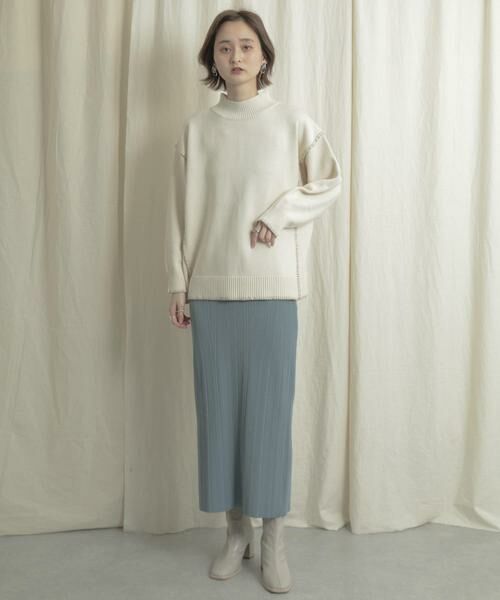 SENSE OF PLACE by URBAN RESEARCH / センスオブプレイス バイ アーバンリサーチ スカート | リブニットタイトスカート | 詳細6