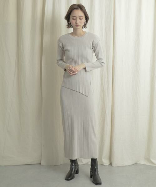 SENSE OF PLACE by URBAN RESEARCH / センスオブプレイス バイ アーバンリサーチ スカート | リブニットタイトスカート | 詳細11