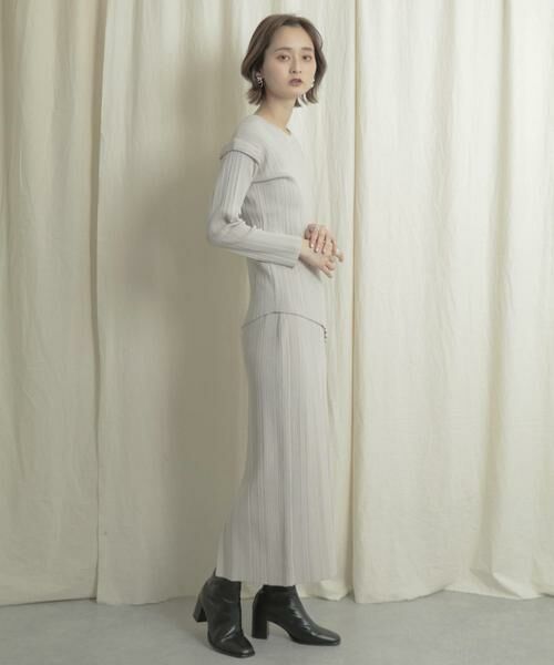 SENSE OF PLACE by URBAN RESEARCH / センスオブプレイス バイ アーバンリサーチ スカート | リブニットタイトスカート | 詳細13